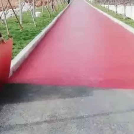 益阳​ 彩色路面喷涂翻新是一种低成本