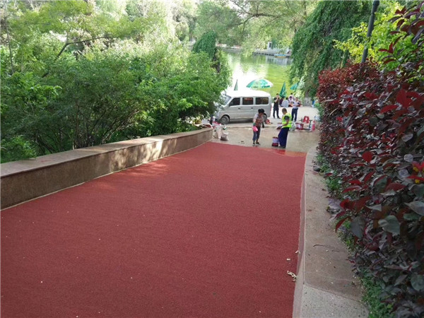 益阳彩色路面施工